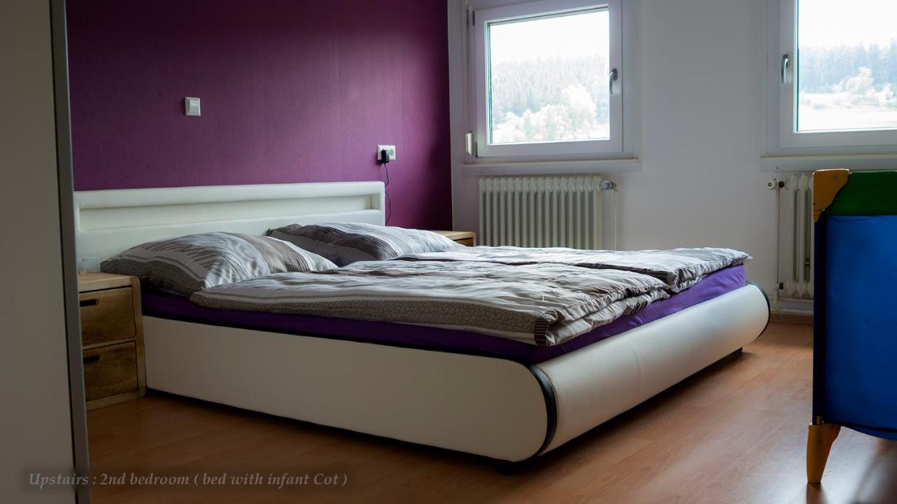 Entire House In Schwarzwald With Mountain View, Private Sauna, Gym, Garden And Terraces Unterkirnach Bagian luar foto