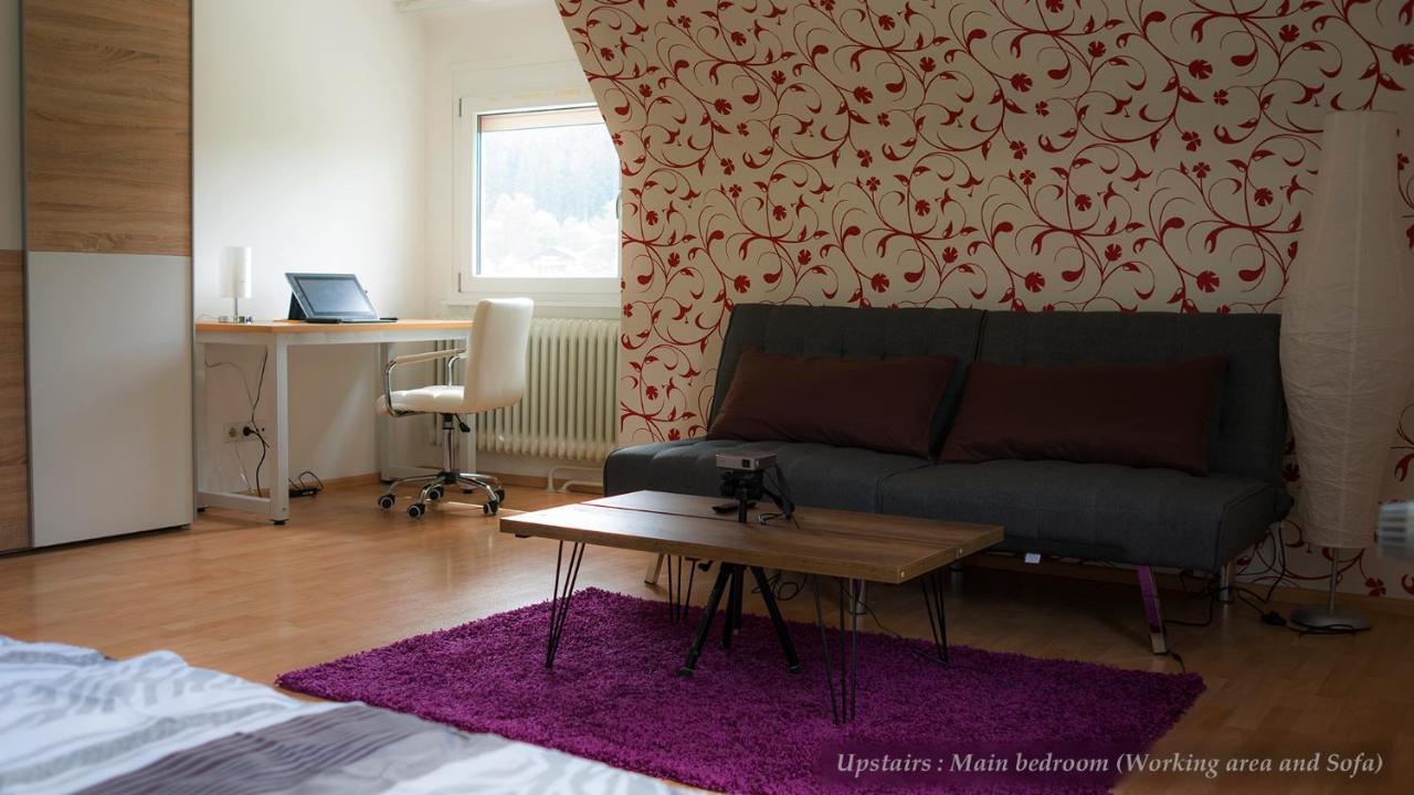Entire House In Schwarzwald With Mountain View, Private Sauna, Gym, Garden And Terraces Unterkirnach Bagian luar foto