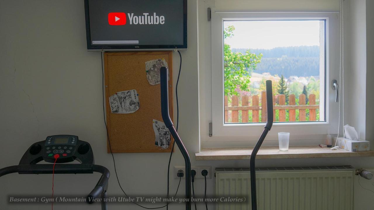 Entire House In Schwarzwald With Mountain View, Private Sauna, Gym, Garden And Terraces Unterkirnach Bagian luar foto